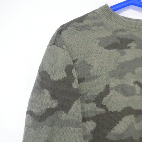 GAP KIDS - medium | Olive Green Camo / Camoflage Sweater - Picture 3 of 14